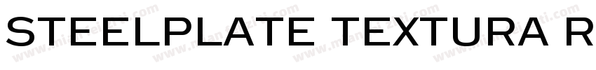 Steelplate Textura R字体转换